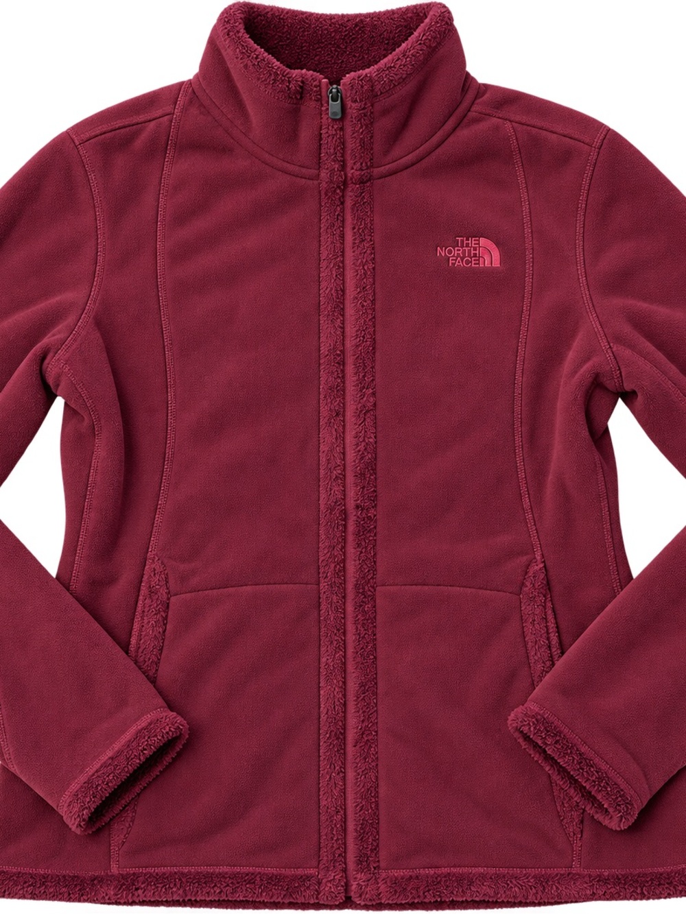 The North Face Women’s M Burgundy Fleece Full Zip Jacket